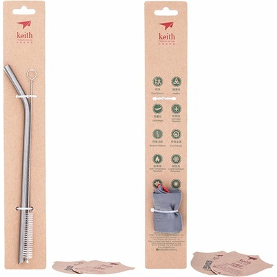 Keith Titanové zaoblené brčko – Zboží Dáma