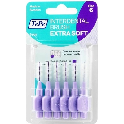 TePe Extra Soft mezizubní kartáčky 1,1 mm 6 ks