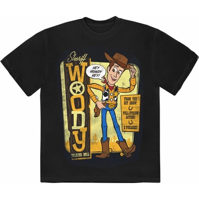 Tričko Toy Story Sheriff Woody čierna