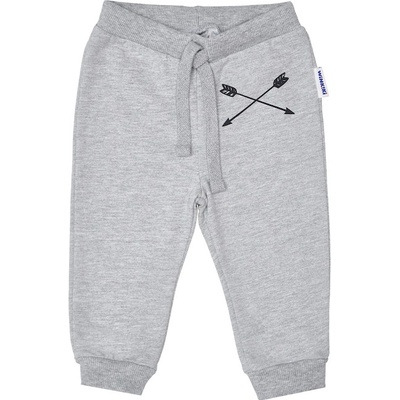 Winkiki Kids Wear Chlapecké tepláčky Arrow šedý melanž