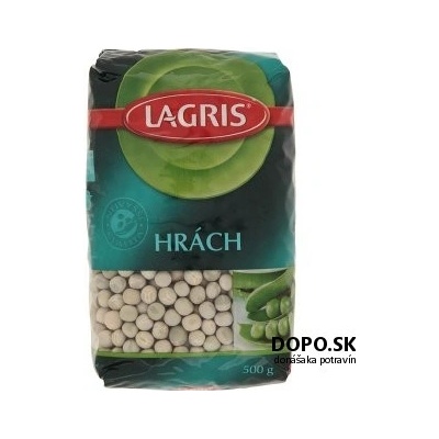 Lagris hrách zelený celý, 500g