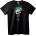 NOONEBRAND Тениска Череп Пънк с Гребен - 3XL, Black