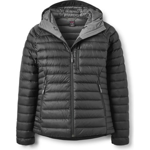 Rab Дамско пухено яке Rab Women's Microlight Alpine Jacket Down jacket - Black / Graphene - размер 40 (EU) (104-2576-1313)