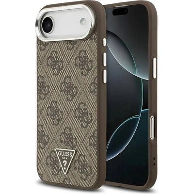 GUESS Калъф Guess 4G Triangle Logo MagSafe за iPhone Air - кафяв (3666339517601)