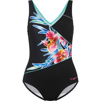 Zoggs Hybrid Tropics Wrap F Womens - Multi