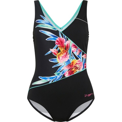 Zoggs Hybrid Tropics Wrap F Womens - Multi