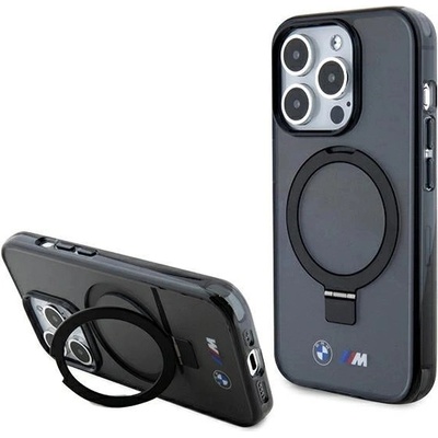 BMW Калъф BMW Ring Stand M Collection MagSafe за iPhone 15 Pro - черен (3666339196479)