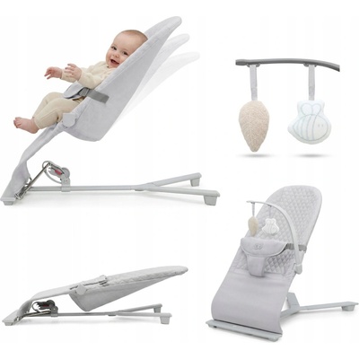 Kinderkraft Hojacie lehátko Mimi Light grey