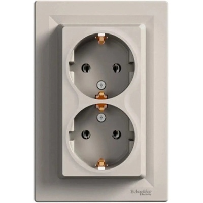 Schneider Electric ДВОЕН КОНТАКТ БРОНЗ schneider asfora (3606480728198)