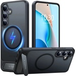 TORRAS Калъф за Samsung Galaxy S25 Plus - Torras Pstand - Черен