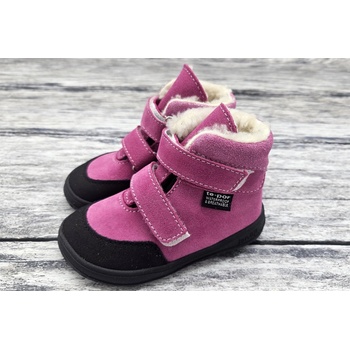 Jonap kožené zimní boty s membránou Jerry růžová