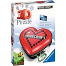 3D puzzle RAVENSBURGER 3D puzzle Srdce Minecraft 54 ks