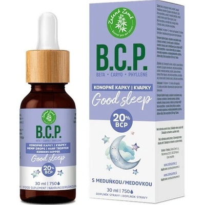Zelená Země CBD Konopné kvapky s BCP Good sleep 30 ml