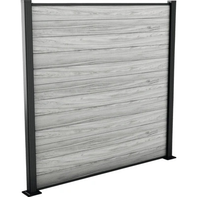 Stínící panel Keter bez sloupků 177x180cm bouřkově šedý