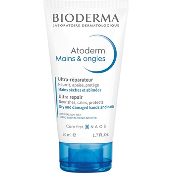 BIODERMA Atoderm Възстановяващ крем за ръце и нокти Mains & Ongles, 50 ml
