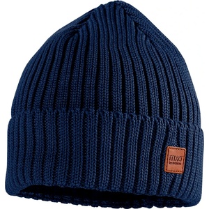 maximo Детска зимна шапка (beanie) maximo Kid's Beanie with Ribbed Turn-up Brim and Lining Beanie - Navy - размер 55-57 cm (904-2946-0311)