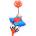PETINTEREST Котешка играчка птица PET INTEREST Big Mouth Bird Silver Vine Toys (25505)