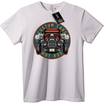 NOONEBRAND Тениска Custom коли Hot Rod - 6XL, Black