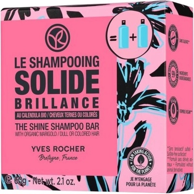 Yves Rocher Твърд шампоан за блясък, 60 g