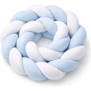 Babyhome плетен обиколник за кошара 330 см. Цвят СИН (11997)