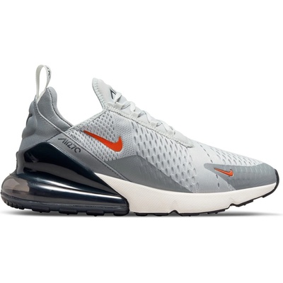 Nike Мъжки маратонки Nike Air Max 270 Trainers Mens - Grey/Ora/Sail