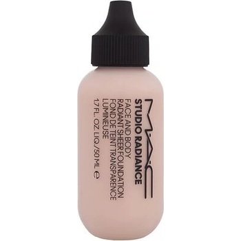 MAC Studio Radiance Face and Body Radiant Sheer Foundation ľahký make-up na tvár a telo W2 50 ml