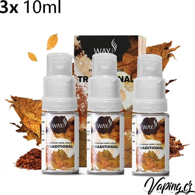 Way to Vape Traditional 3 x 10 ml 0 mg