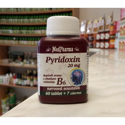 MedPharma Pyridoxín 20 mg + vit B6 67 tabliet