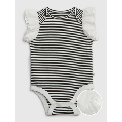 GAP Бебешко раирано боди Mix & Match GAP GAP | Cheren | Момичешки | 74-80