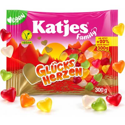 Katjes srdíčka 300 g