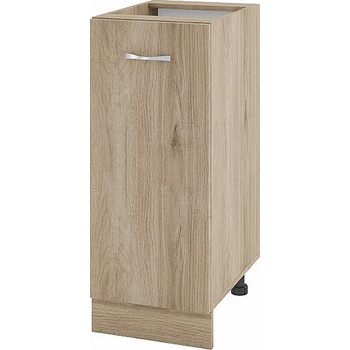 ИРИМ Долен шкаф с една врата и рафт Сити АРДА-40 дъб сонома арвен / дъб сонома арвен 35 см