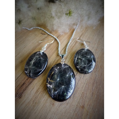 Meganflo Галактическо глухарче - обеци и колие