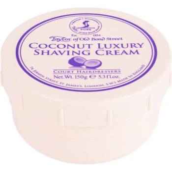 Taylor of Old Bond Street - Coconut Shaving Cream (150 g) Луксозен кокосов крем за бръснене Крем за бръснене