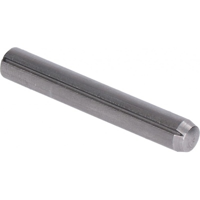 Ryhovaný kolík 6x40mm s rovnobežným drážkovaním po celej dĺžke a skosením DIN 1473 AISI 303