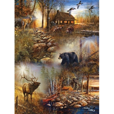 Norimpex diamantové maľovanie Lesné zvieratá 30 x 40 cm
