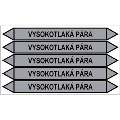 Značení potrubí, vysokotlaká pára PZGL 009511