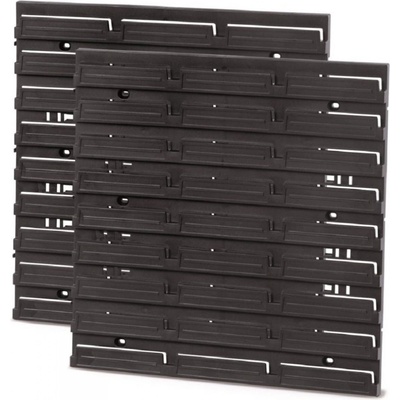 Prosperplast Montážny panel BINEER BOARD 2 ks 38,6x1,8x39 cm čierny