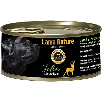 Larra Nature Jeleň s brusnicami 410 g