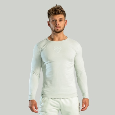 GymBeam STRIX Блуза с дълъг ръкав Essential Moon Grey M