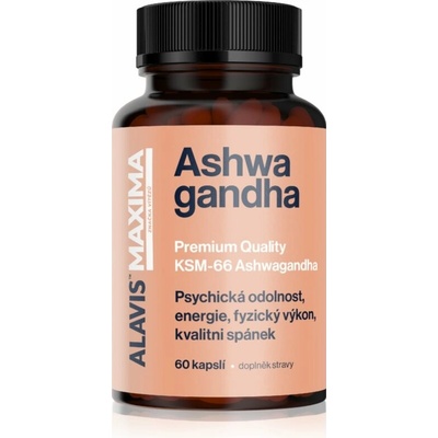 ALAVIS MAXIMA Ashwagandha ULTRA KSM-66 60 kapslí