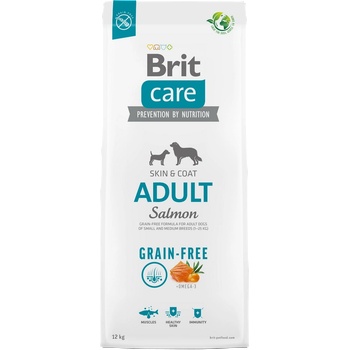 Brit Grain-free Adult Salmon & Potato - със сьомга, за кучета от всички породи, от 1 до 7 години, 12 кг