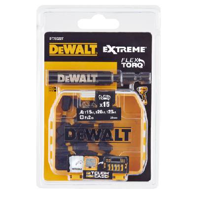 Комплект торсионни битове DeWalt, 16 части, с магнитно закрепване DT70522T (DT70522T)