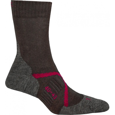 P. A. C P. A. C. Дамски туристически чорапи P. A. C. Women's TR 3.2 Trekking Merino Light Walking socks - Anthracite / Berry - размер 38-41 (EU) (201-7290-0112)