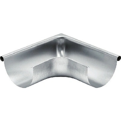 KJG Žľabový roh vonkajší 333 mm šírka žľabu 153 mm pozink