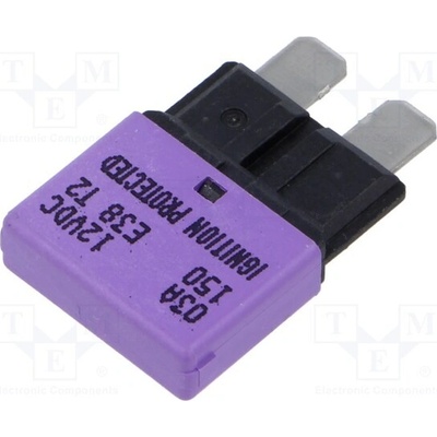GLOSO 84121 Pojistka: tepelná; automobilová; 3A; 12VDC; 20,5mm; E38