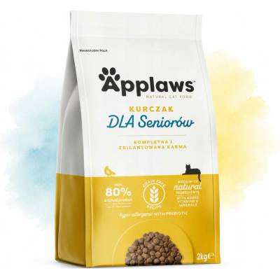 Applaws Cat Senior suché krmivo bez obilovin s kuřecím masem pro kočky 2 kg
