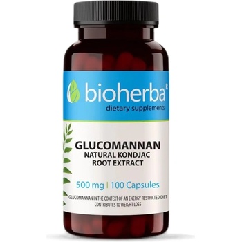 Bioherba Glucomannan Natural Konjack Root Extract 560 mg [100 капсули]