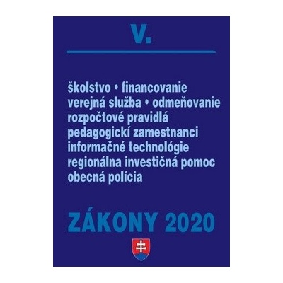 Zákon y 2020 V. SK