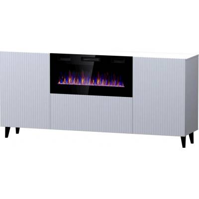 CMM Pafos s elektrickým krbem 180x42x82 cm