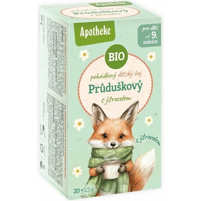 Apotheke rozprávka Prieduškový so skorocelom Bio 20 x 1,5 g 20x1,5 g